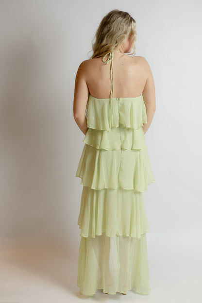 Choose Me Ruffle Maxi Dress