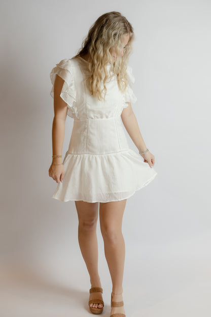 Easy To Fall Ruffle Dress