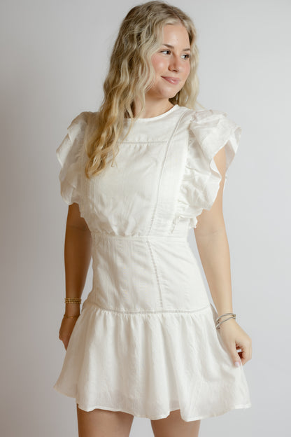 Easy To Fall Ruffle Dress