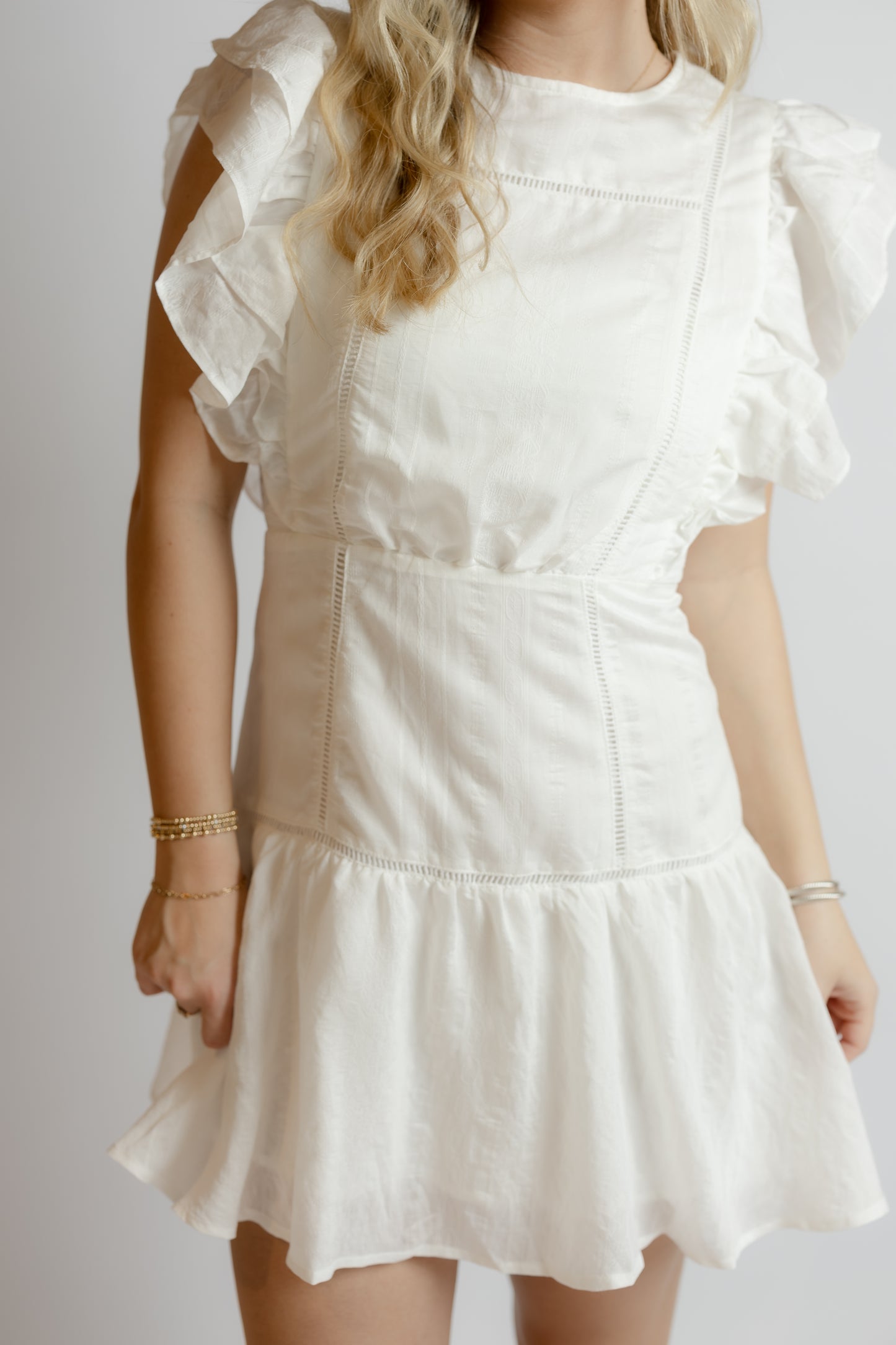 Easy To Fall Ruffle Dress