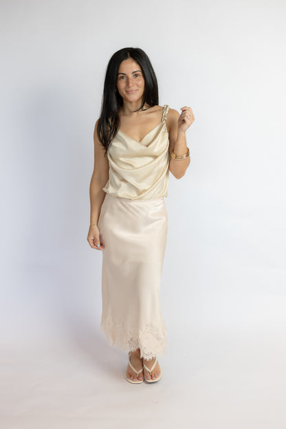 Clara Lace Midi Skirt