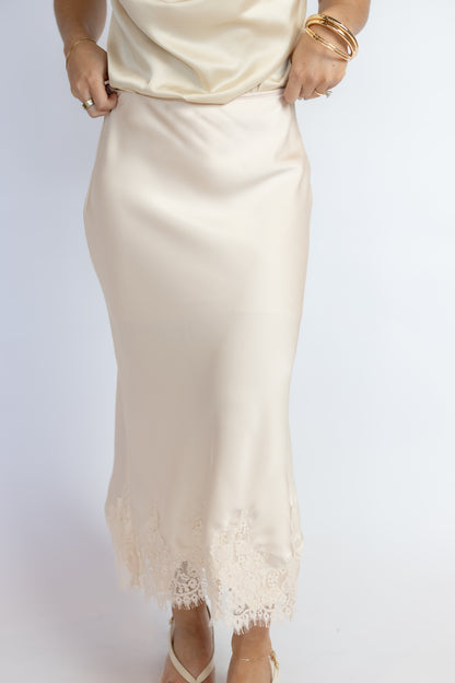 Clara Lace Midi Skirt