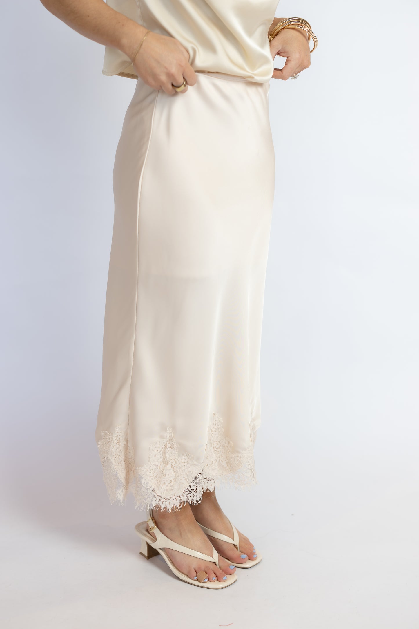 Clara Lace Midi Skirt