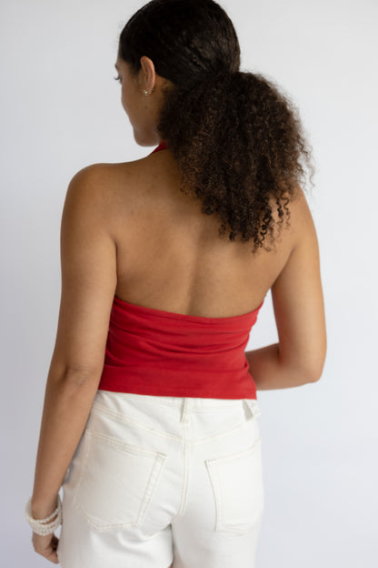 Halfway There American Flag Halter Neck