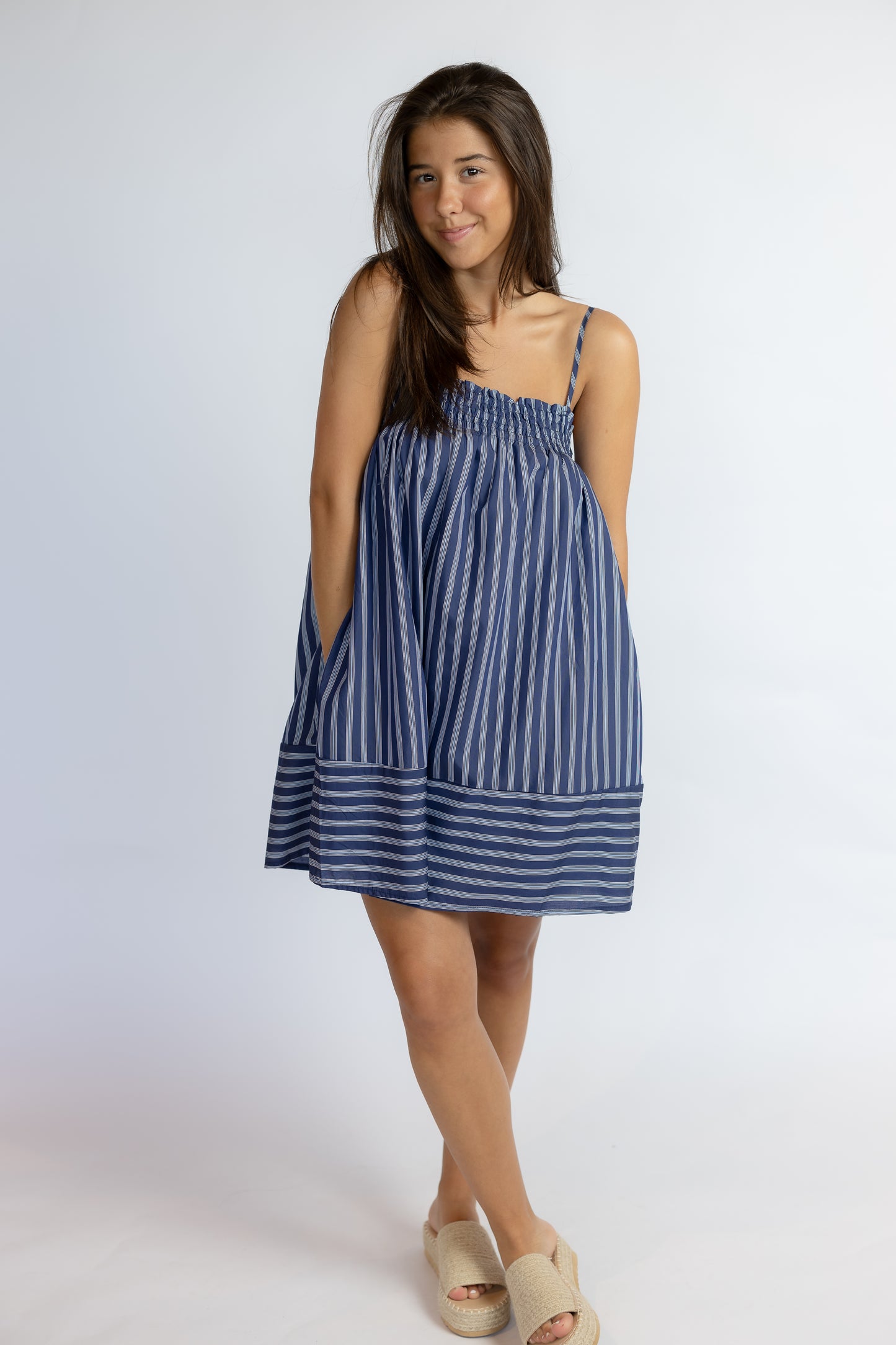 Do Better Striped Mini Dress