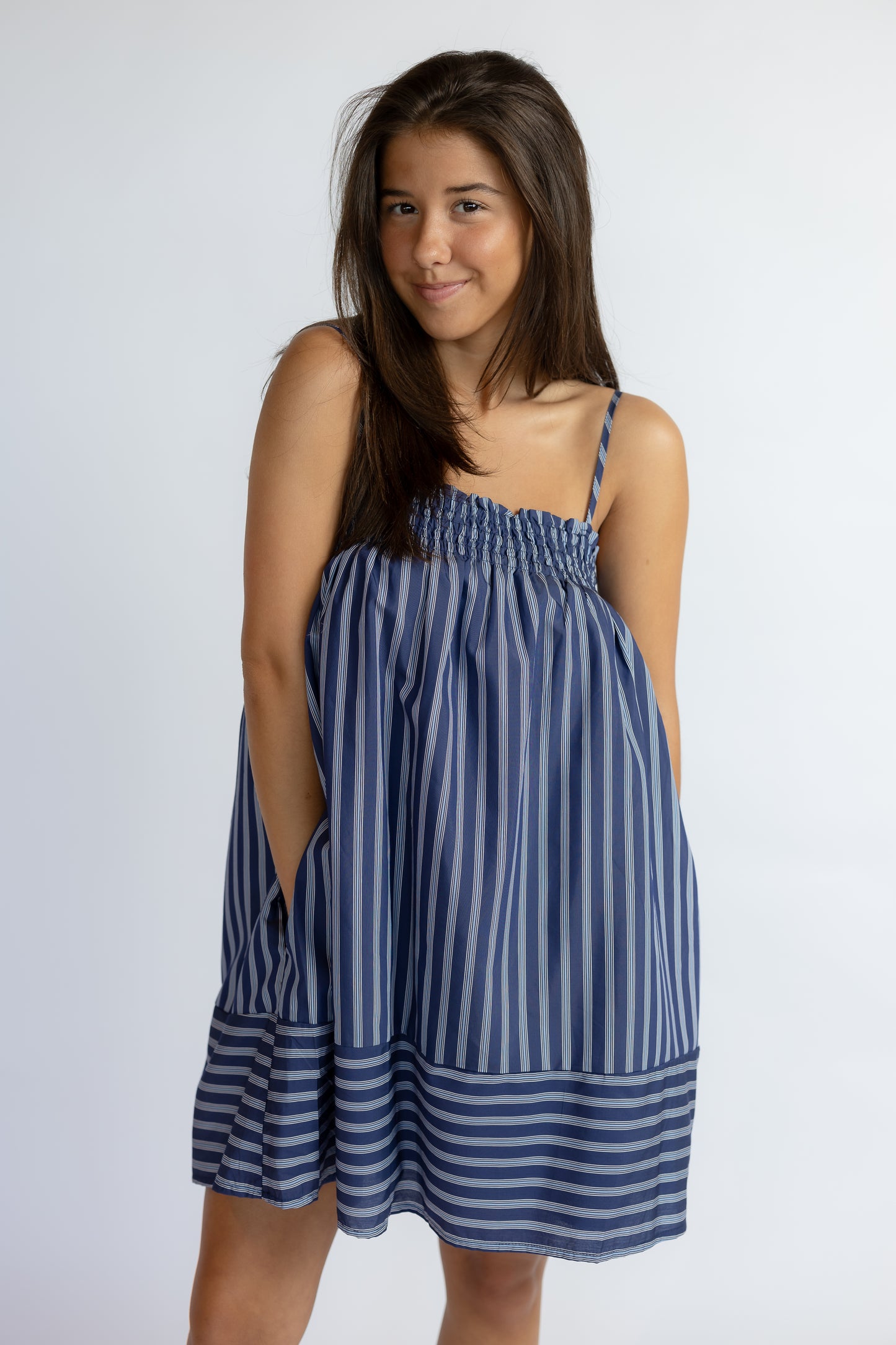 Do Better Striped Mini Dress