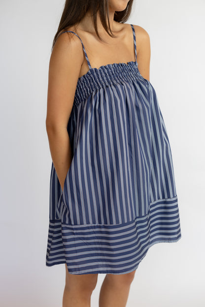 Do Better Striped Mini Dress