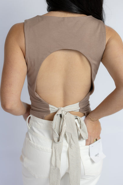 Self Love Open Back Top
