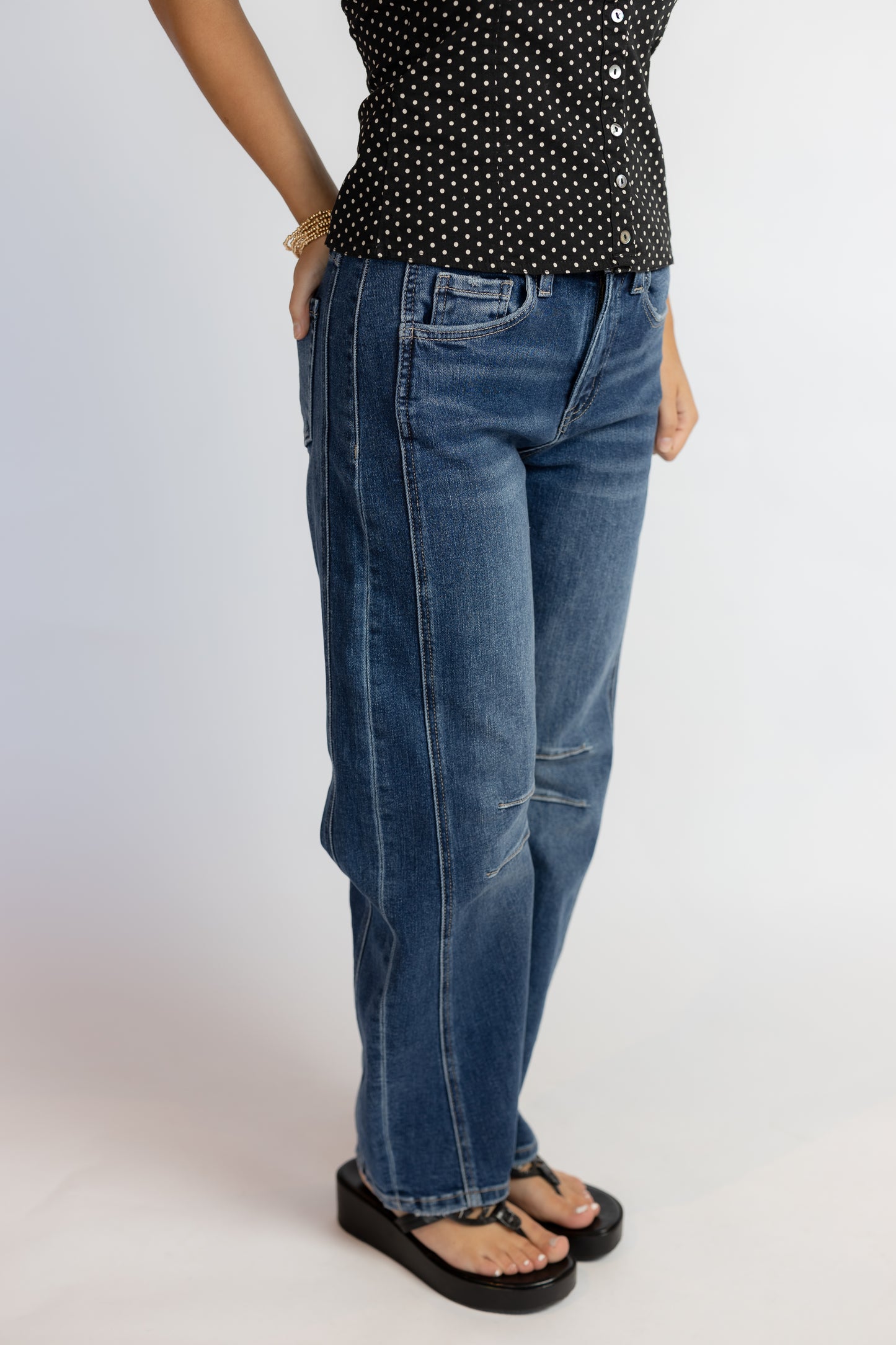 In My Head Barrel Jeans