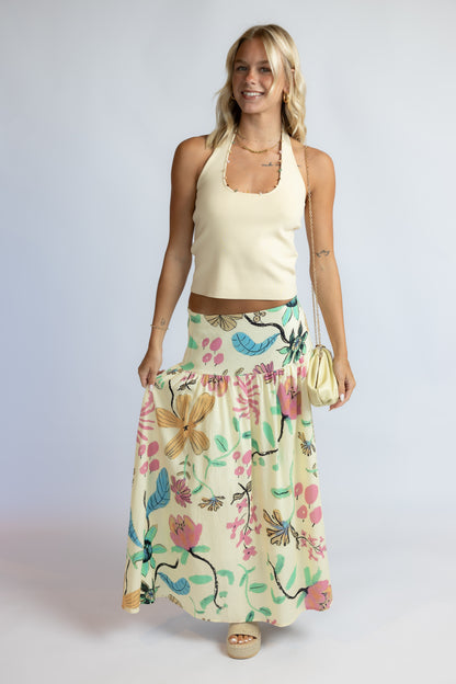 Maggie Halter Knit Top