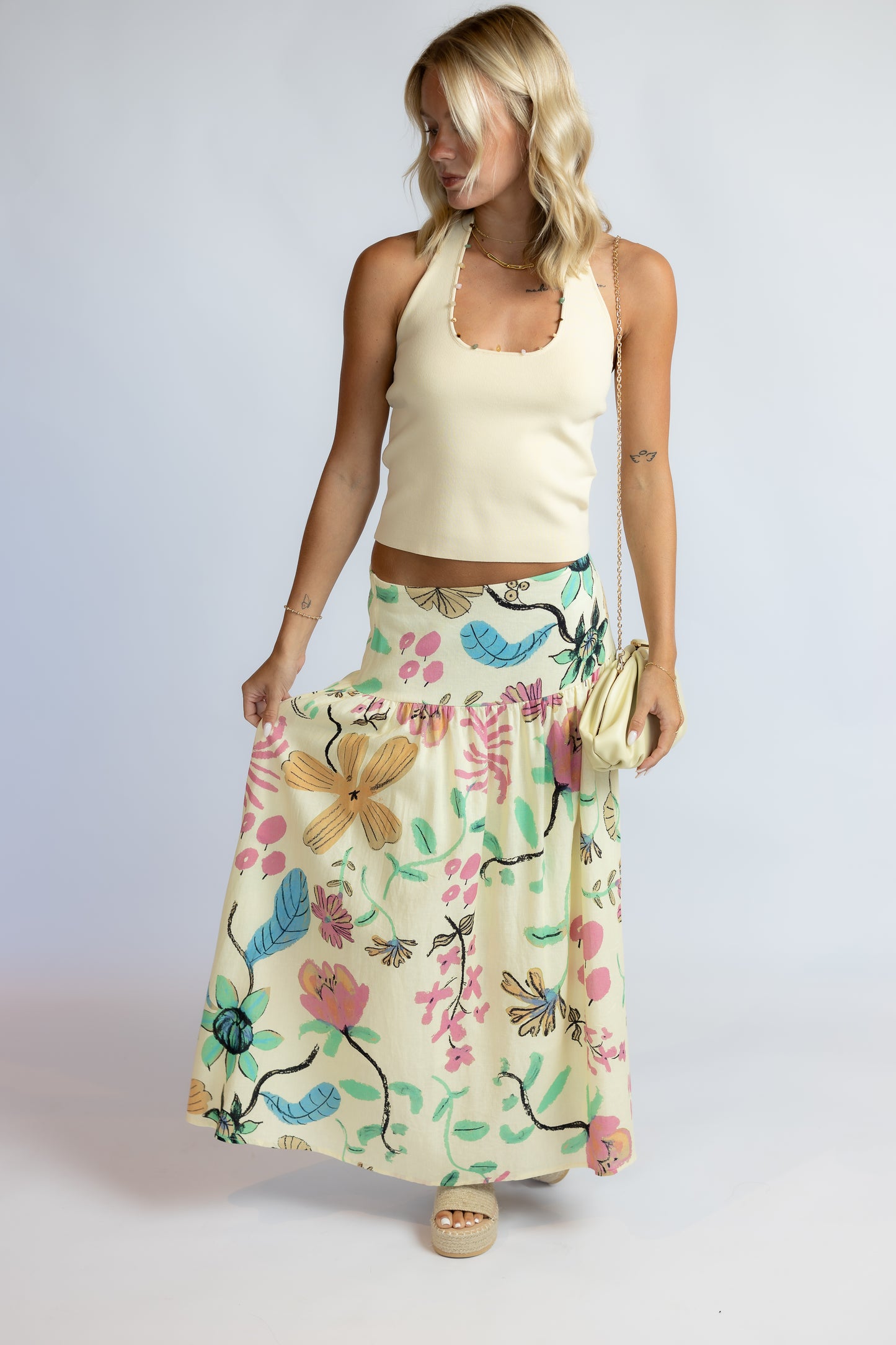 Maggie Halter Knit Top