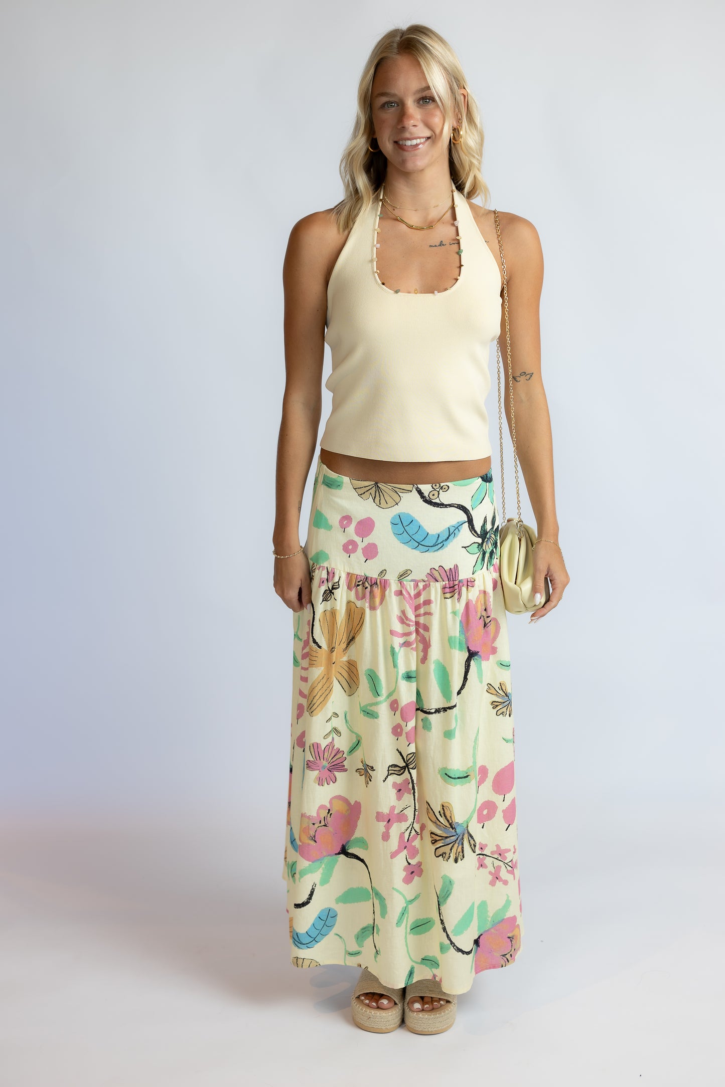 Maggie Halter Knit Top