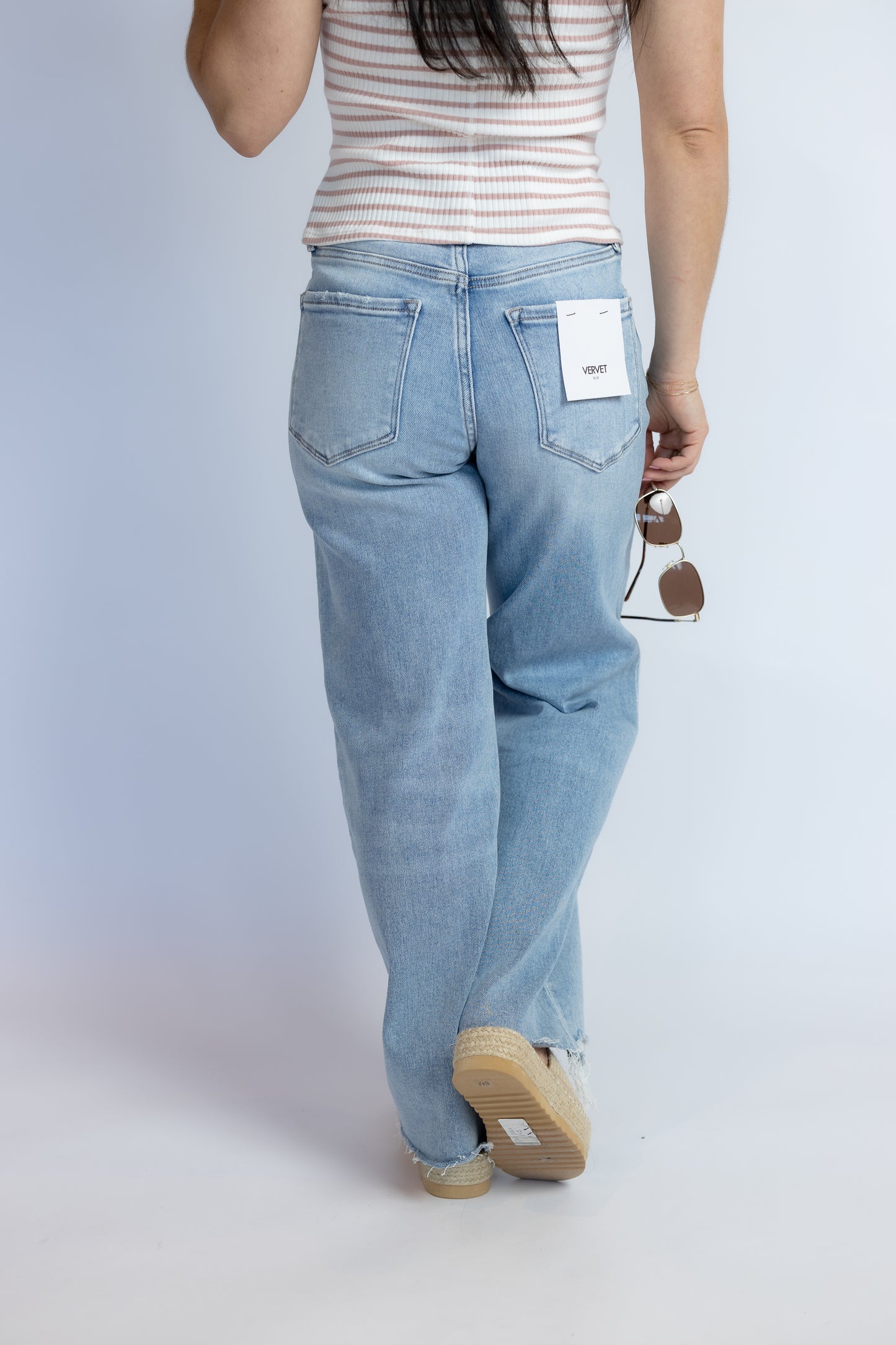 One And Done Cropped Wide Leg Denim