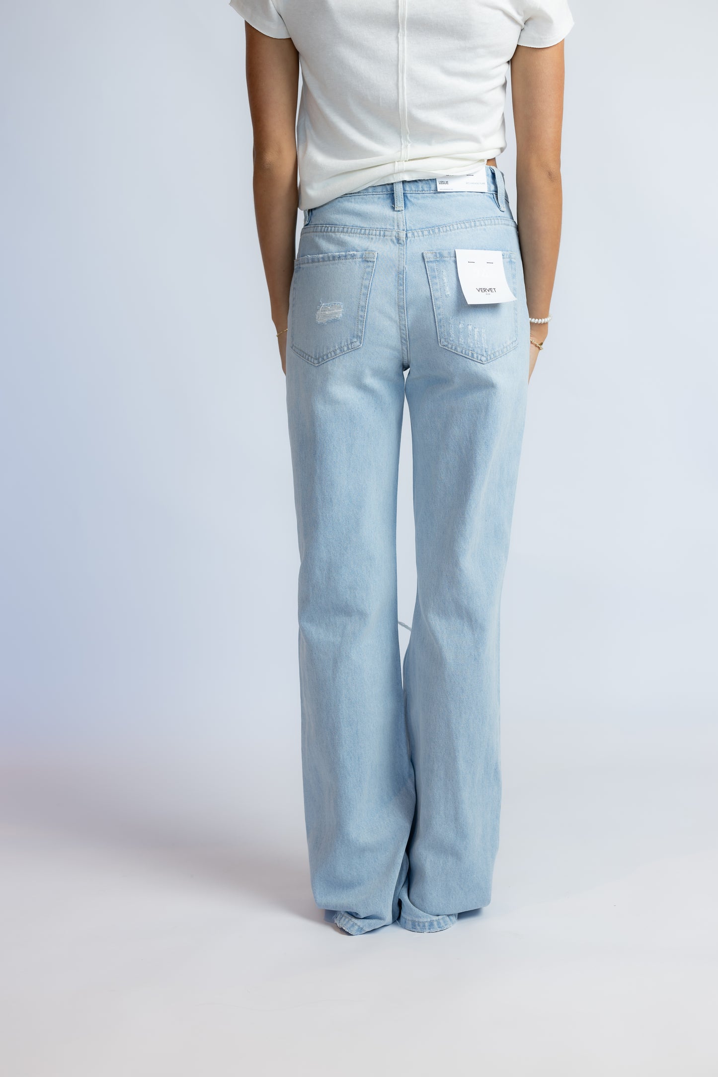 At My Best Distressed Straight Jeans