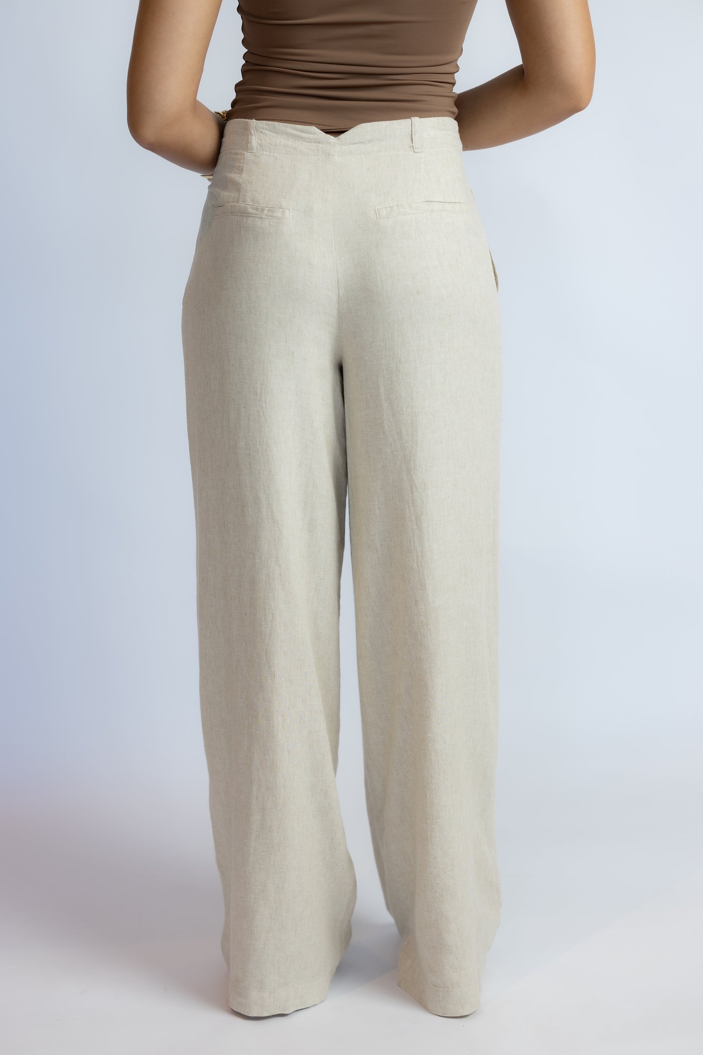 Magnolia Wide Leg Linen Trousers