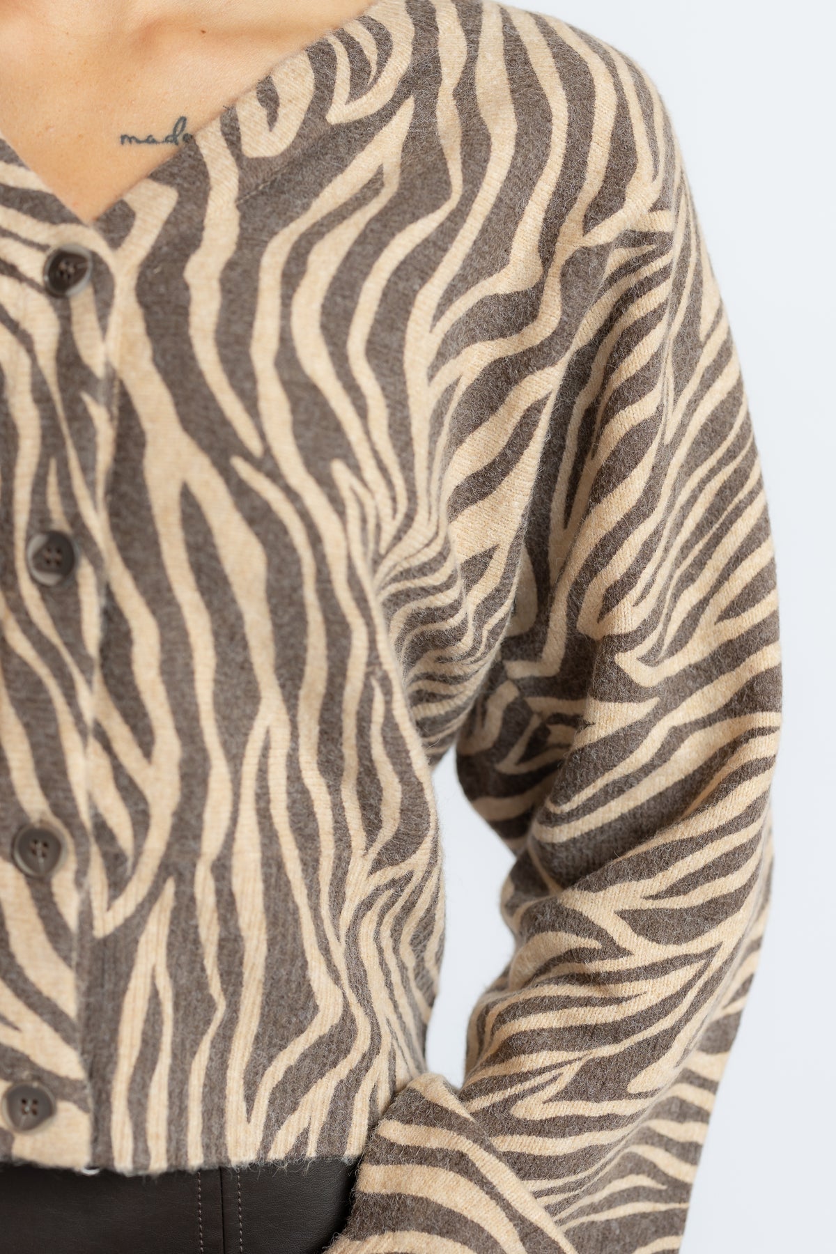 All The Wild Zebra Cardigan