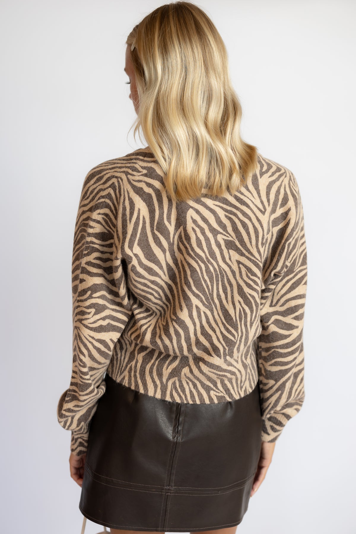 All The Wild Zebra Cardigan