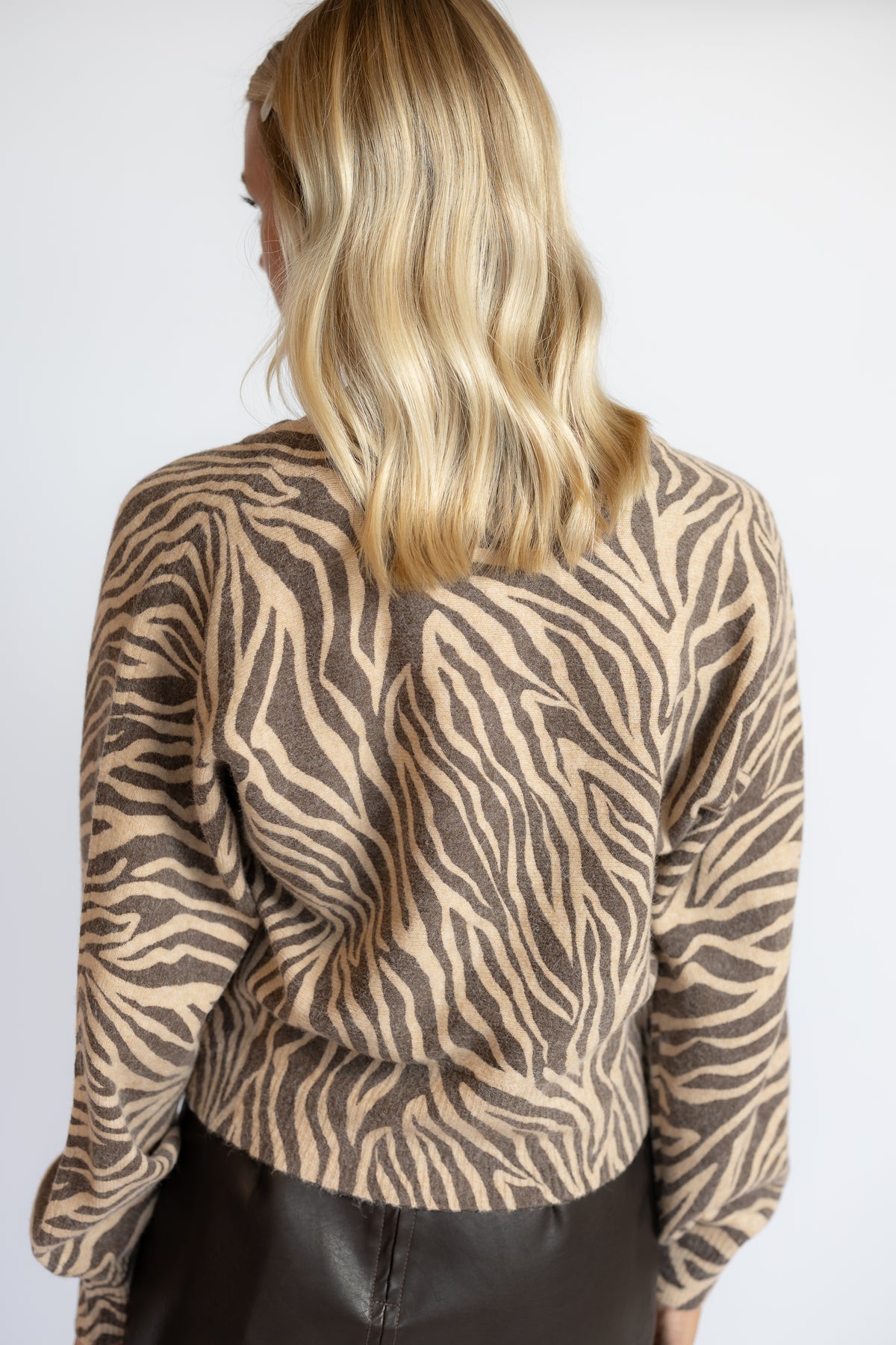 All The Wild Zebra Cardigan