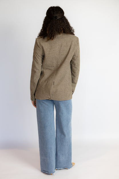 Evan Houndstooth Blazer