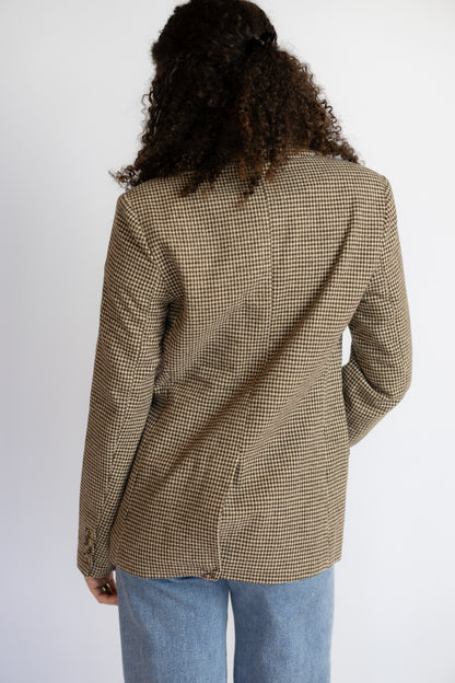 Evan Houndstooth Blazer