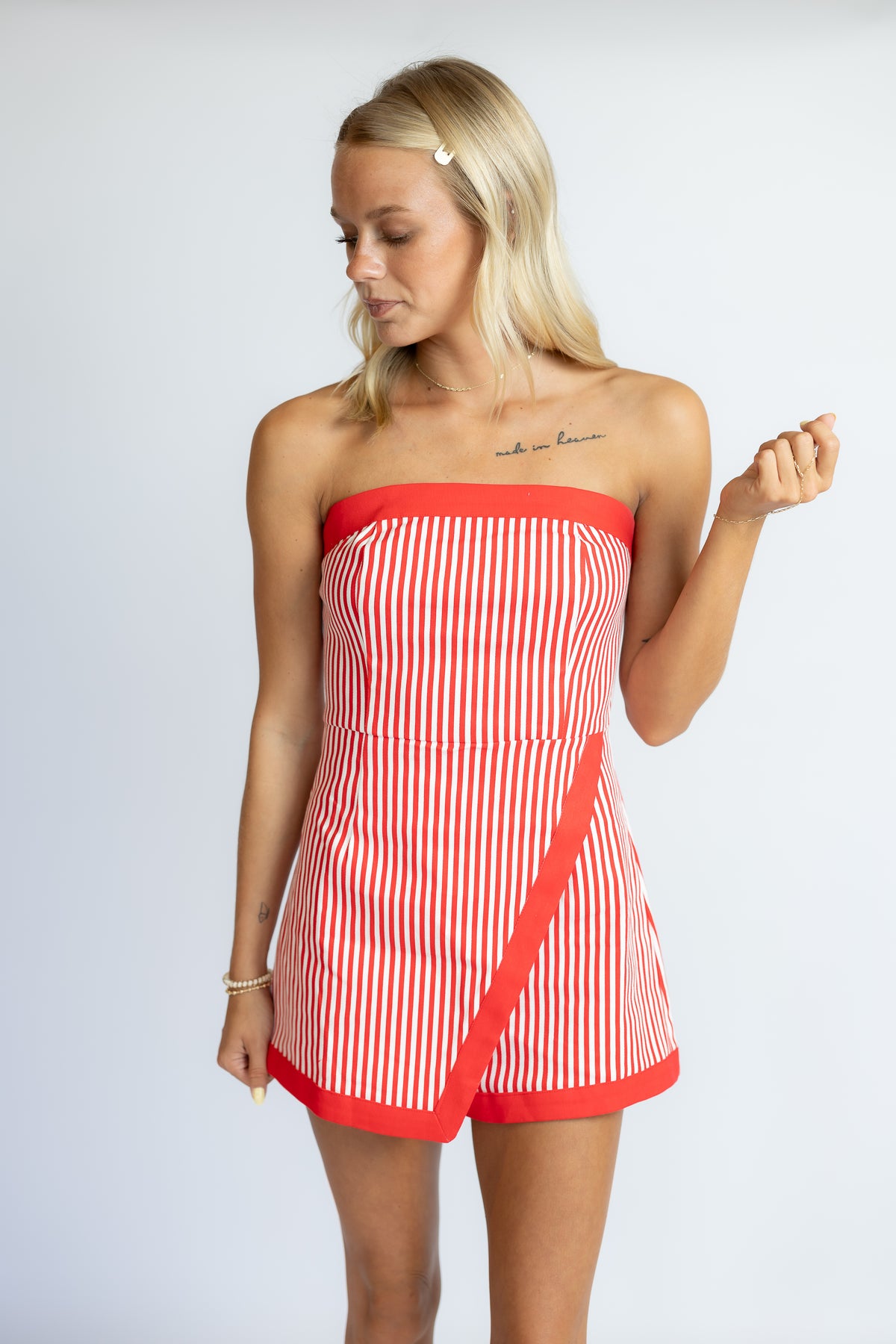 All I Have Striped Romper