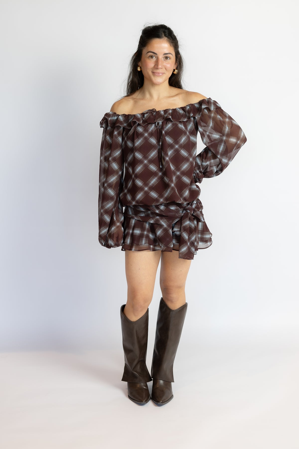 Encina Printed Mini Skirt