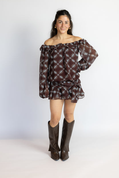 Encina Printed Mini Skirt