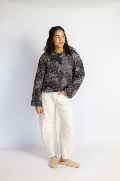 Loren Paisley Printed Jacket