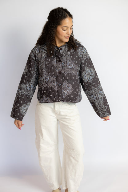 Loren Paisley Printed Jacket