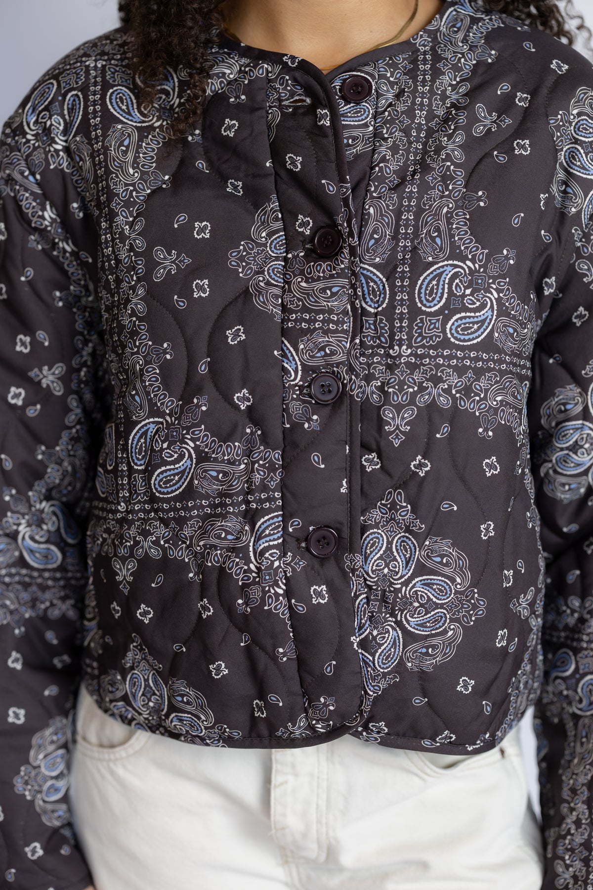 Loren Paisley Printed Jacket