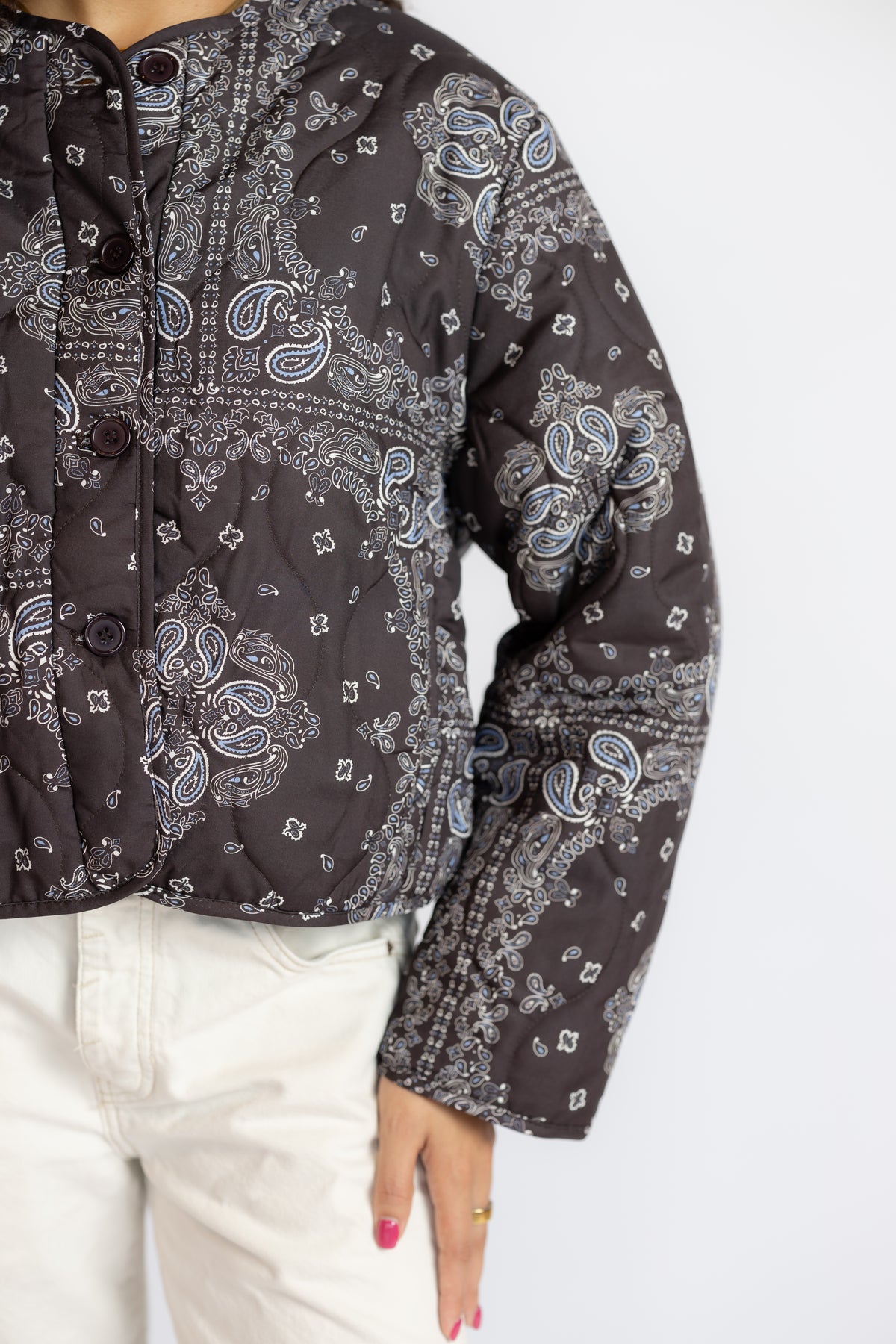 Loren Paisley Printed Jacket
