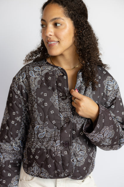 Loren Paisley Printed Jacket
