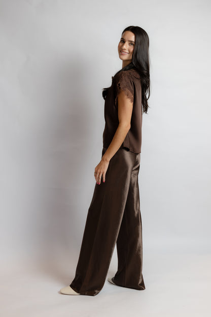Chris Lace Trim Top
