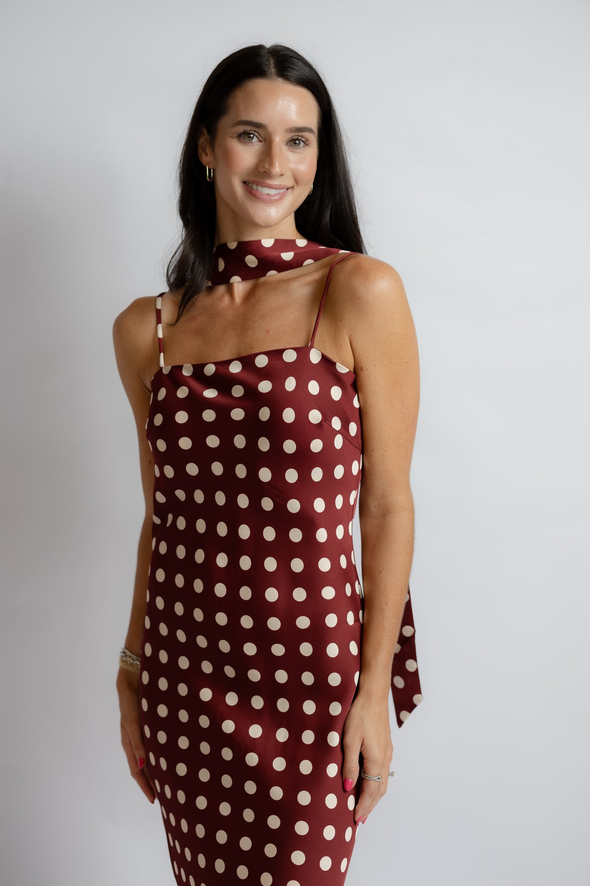 Dolly Polka Dot Maxi Dress