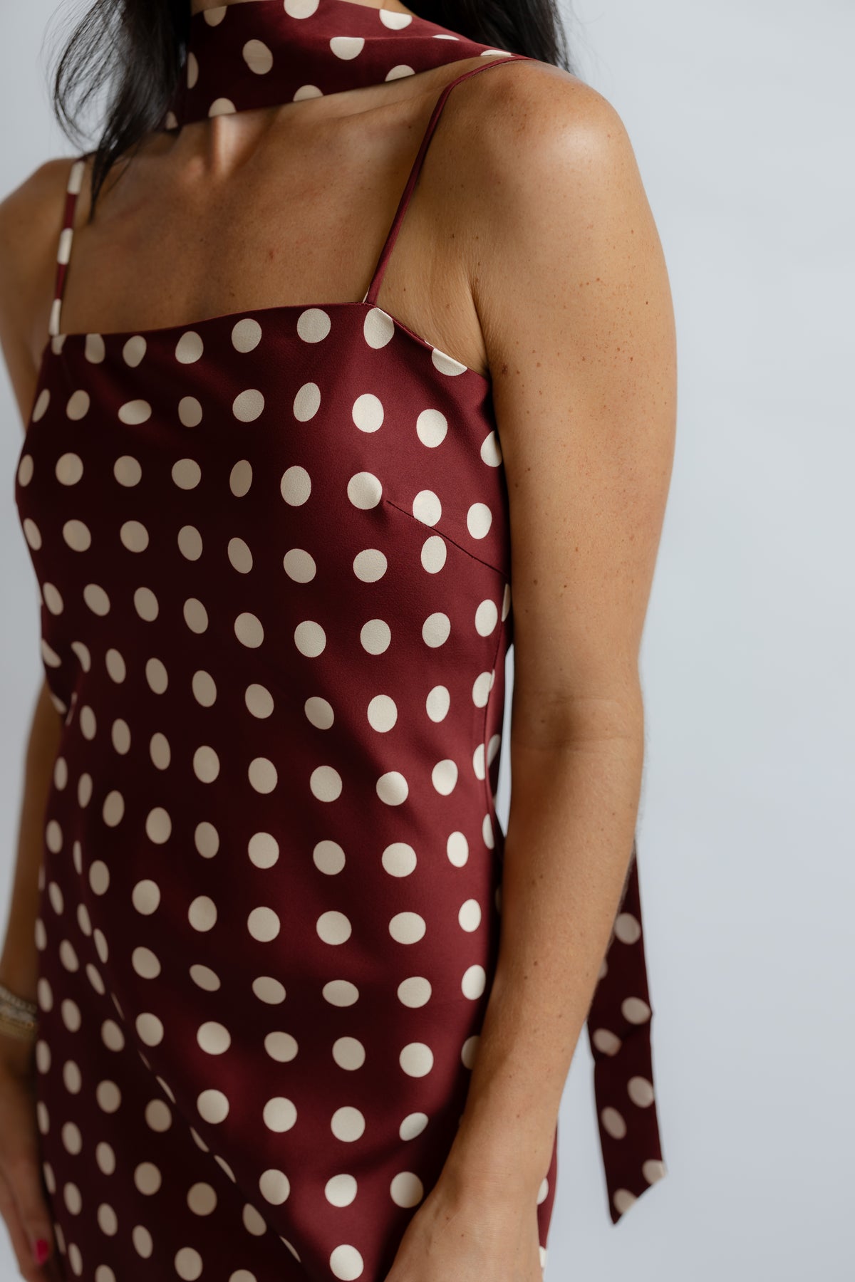 Dolly Polka Dot Maxi Dress
