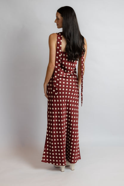 Dolly Polka Dot Maxi Dress