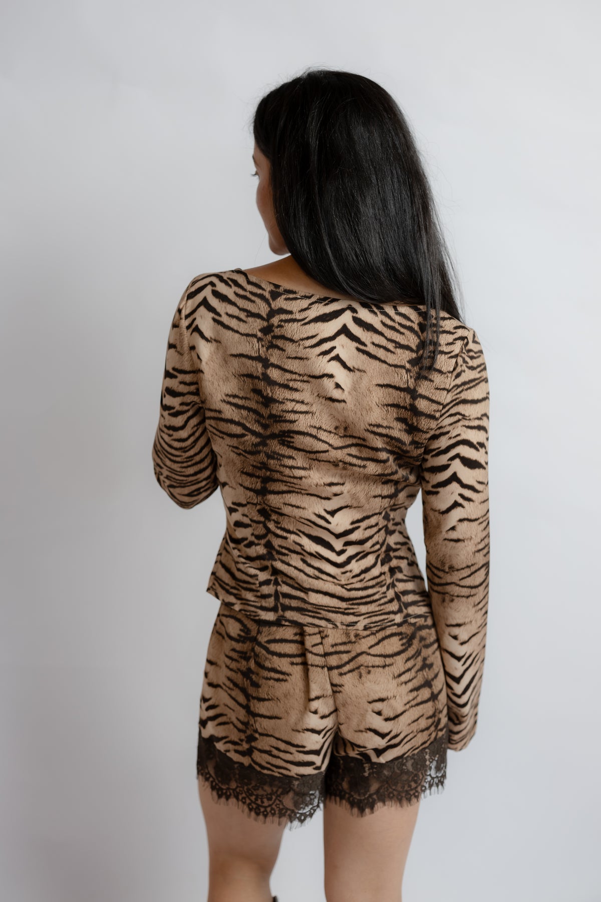 In The Jungle Button Front Top