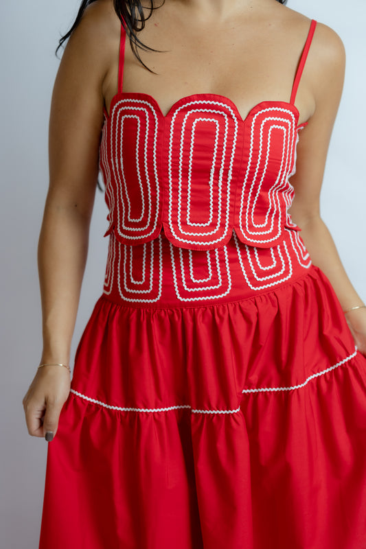 Saturday In Athens Skirt Set