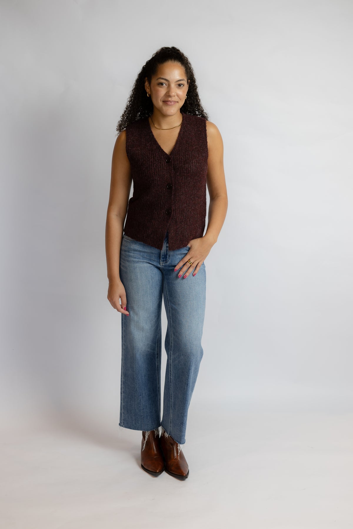 Warm Cider Sweater Vest