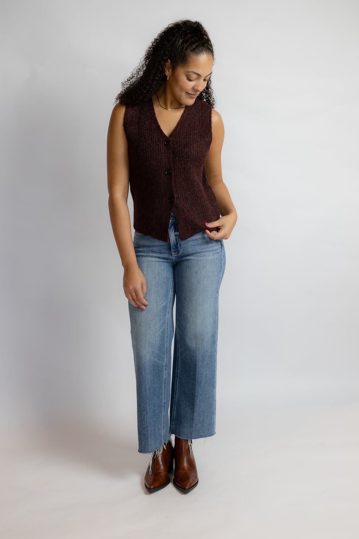 Warm Cider Sweater Vest