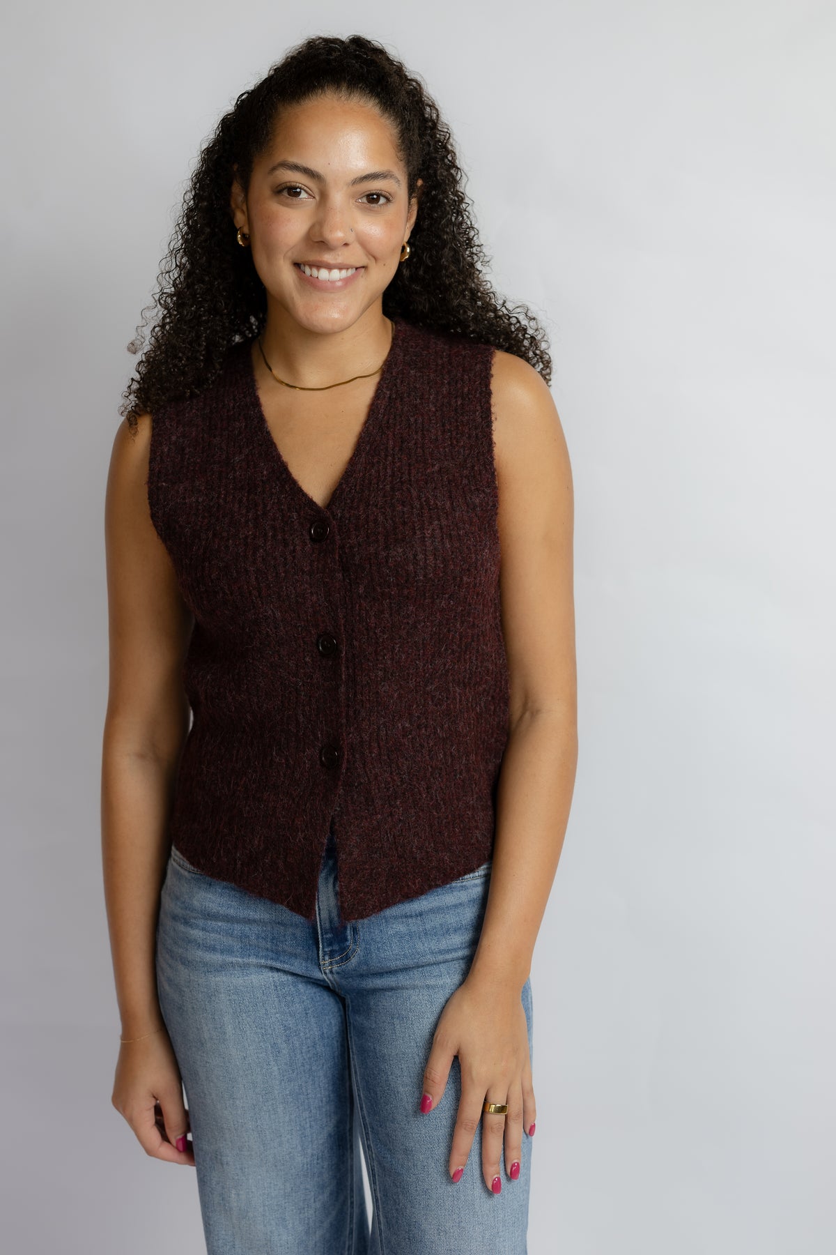 Warm Cider Sweater Vest