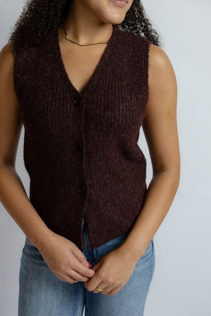 Warm Cider Sweater Vest