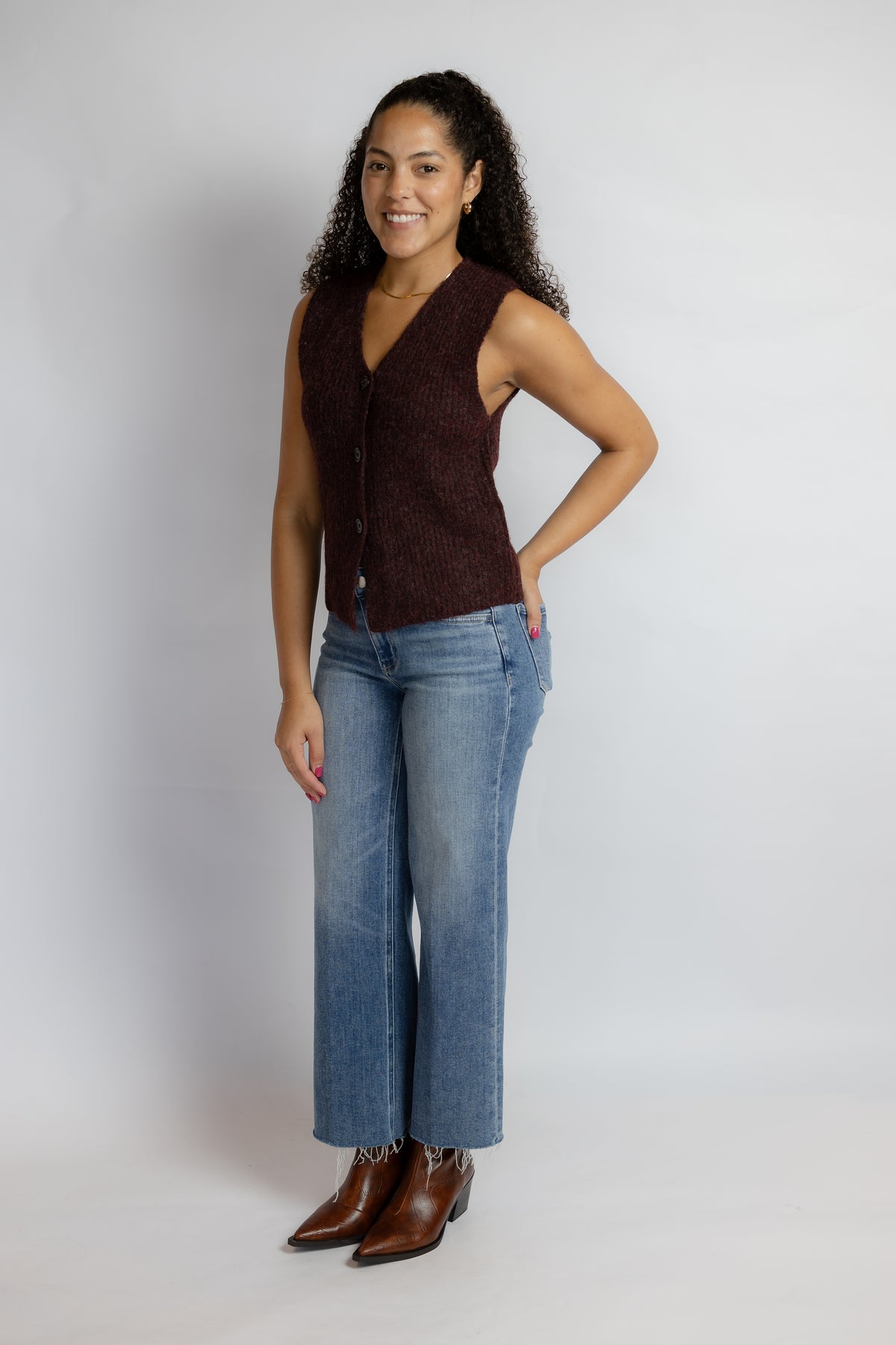 Warm Cider Sweater Vest