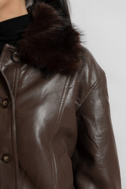 Marcie Faux Leather Jacket