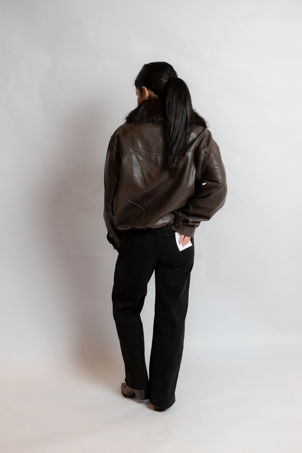 Marcie Faux Leather Jacket