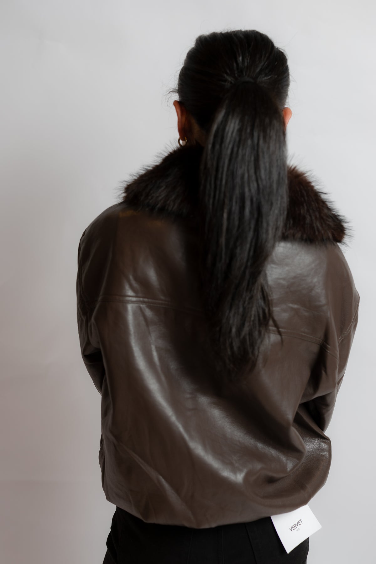 Marcie Faux Leather Jacket
