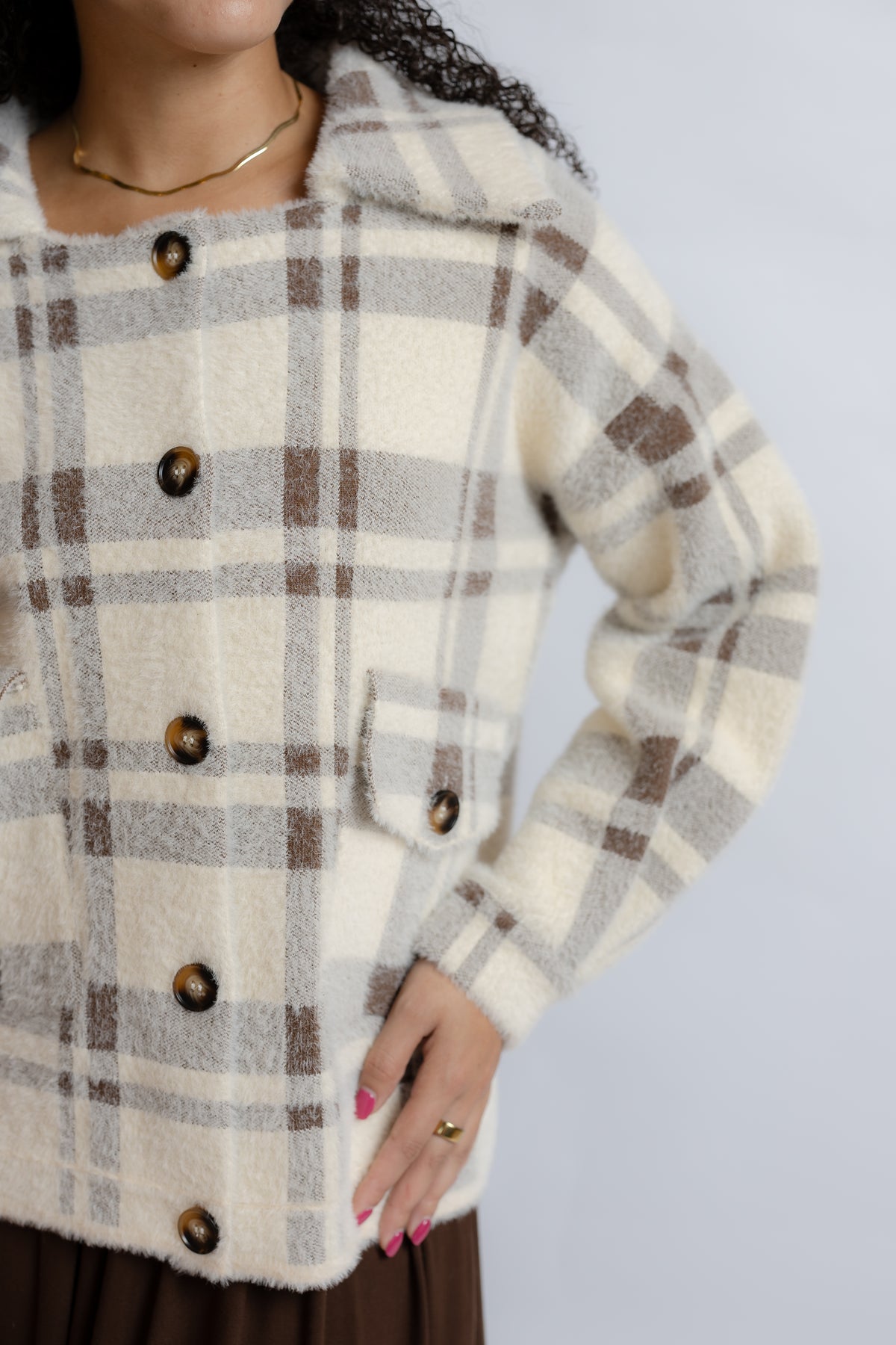 Lola Plaid Coat