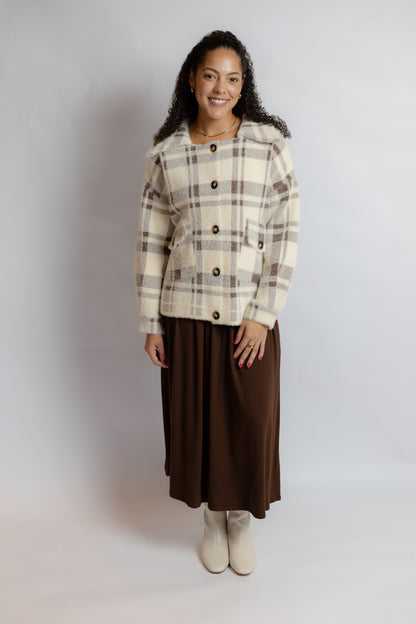 Lola Plaid Coat