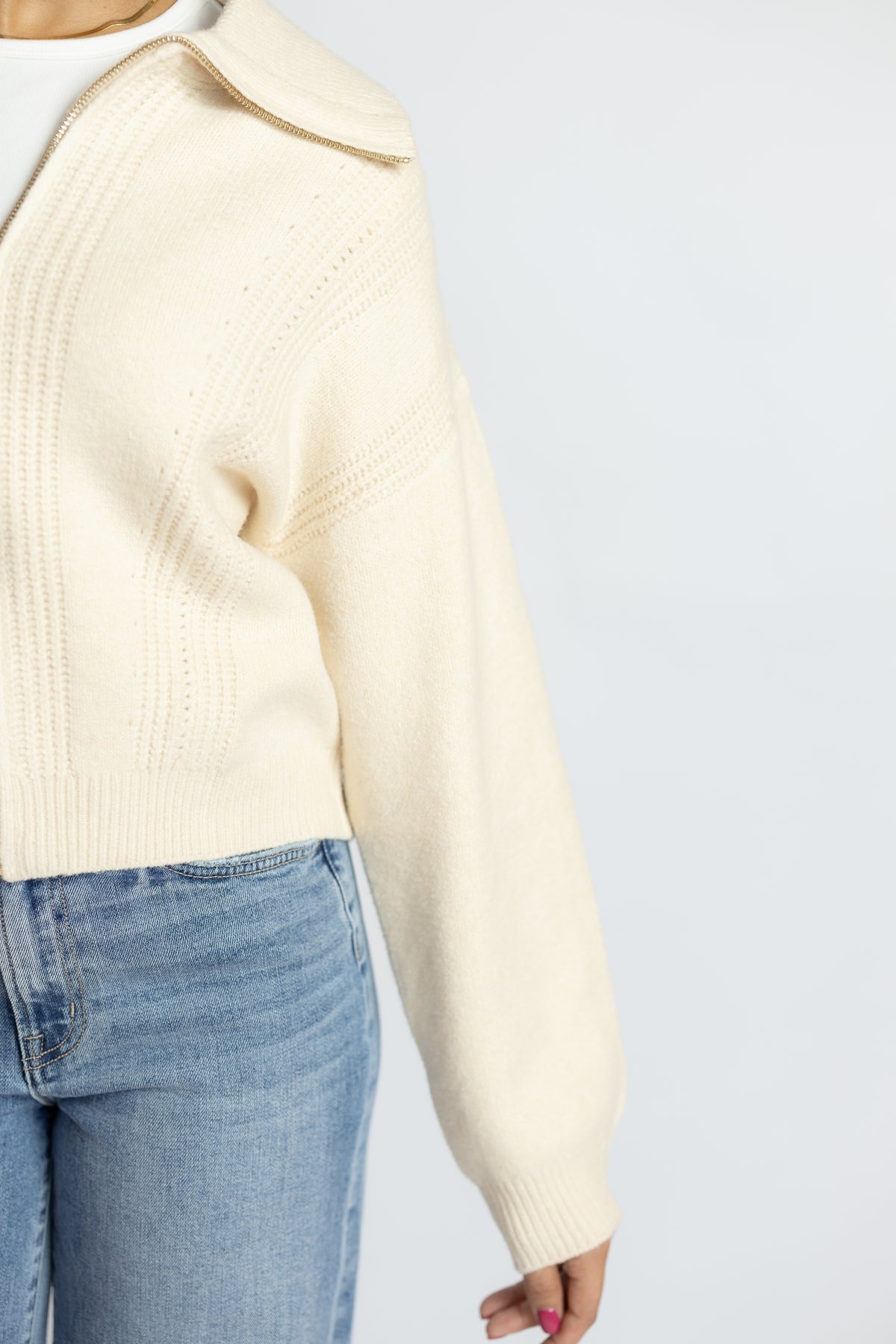 Silverlake Zip Cardigan
