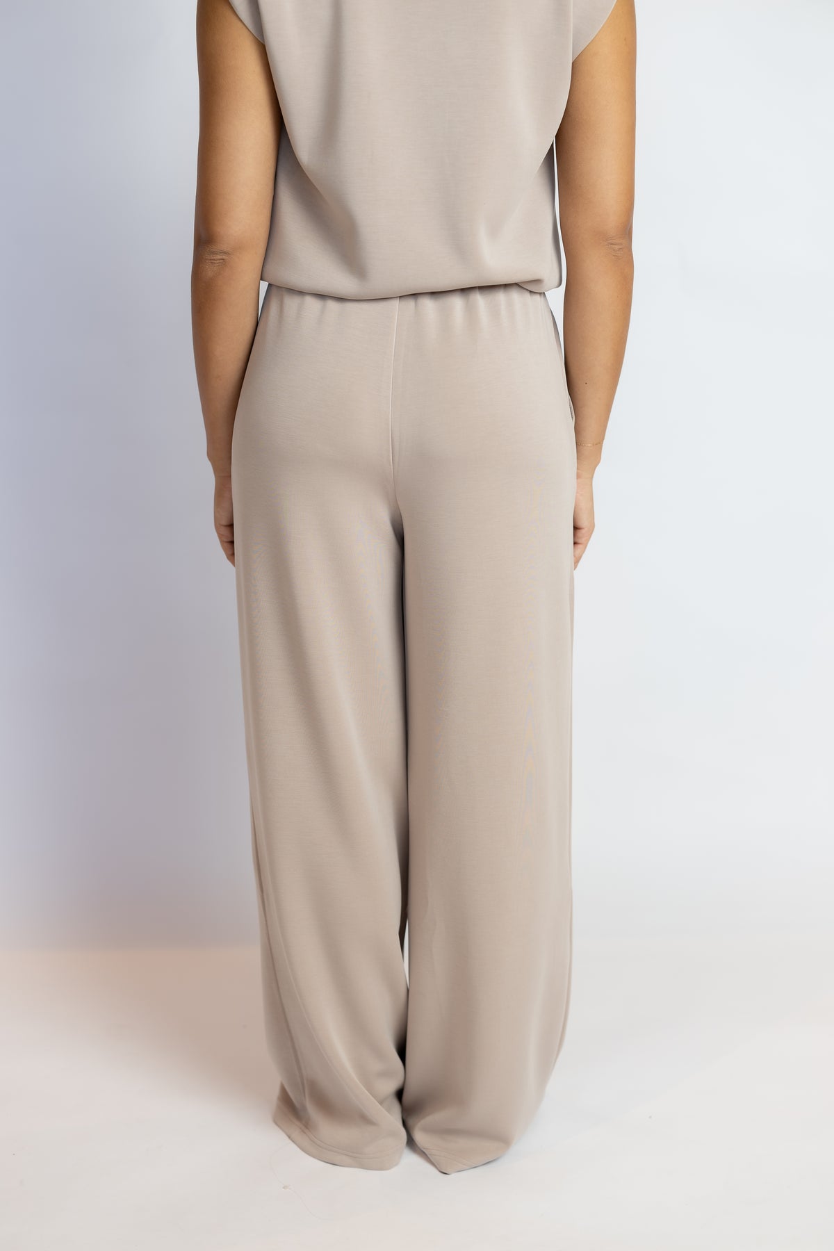 These Days Modal Wide Leg Pants Taupe